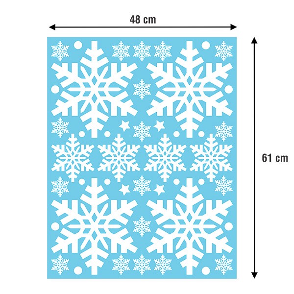 Stickers muraux: Kit 46X Décorations de Noël 1