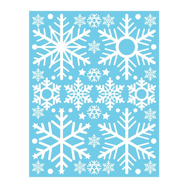 Stickers muraux: Kit 45X Décorations de Noël 3