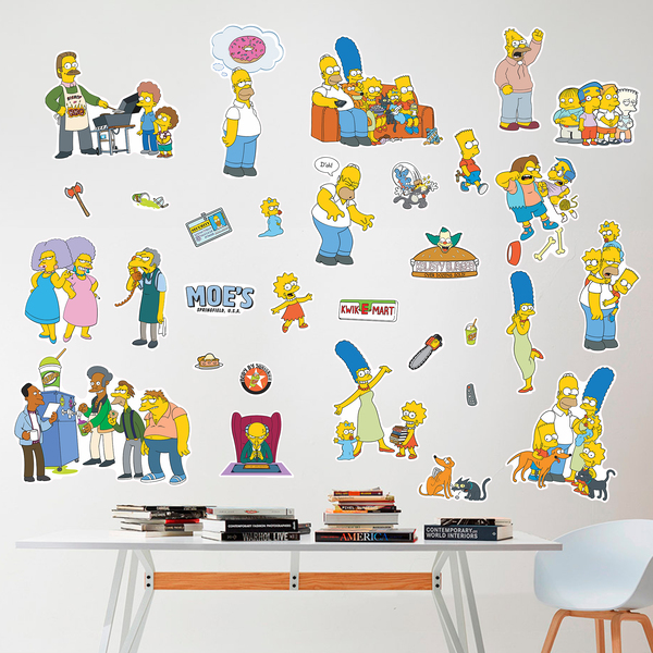 Stickers pour enfants: Kit Les Simpsons