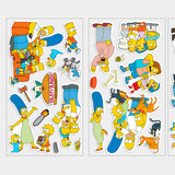 Stickers pour enfants: Kitt 34X Les Simpsons 4