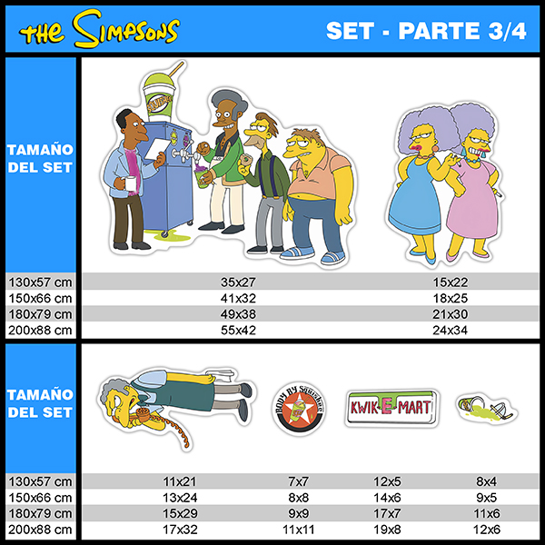 Stickers pour enfants: Kitt 34X Les Simpsons