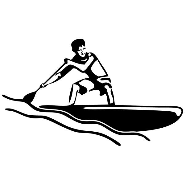 Autocollants: Paddle Surf