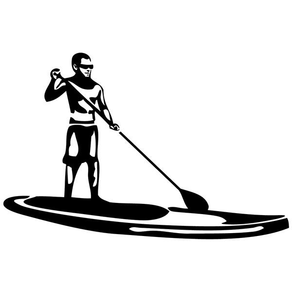 Autocollants: Stand Up Paddle Surf