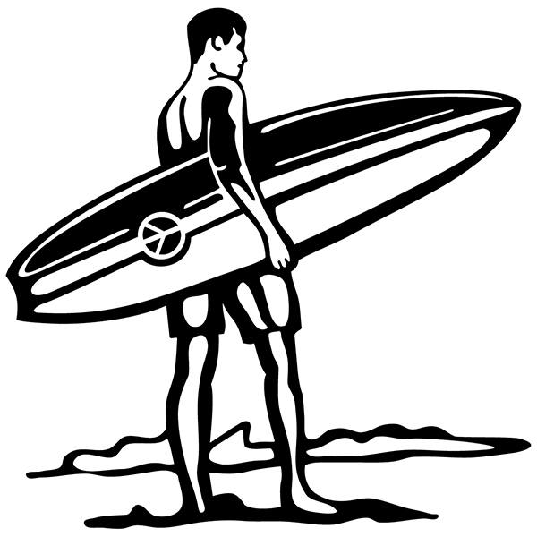 Autocollants: Surf dhorizon