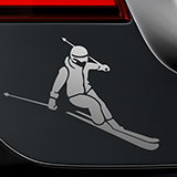 Autocollants: Descente à ski 2