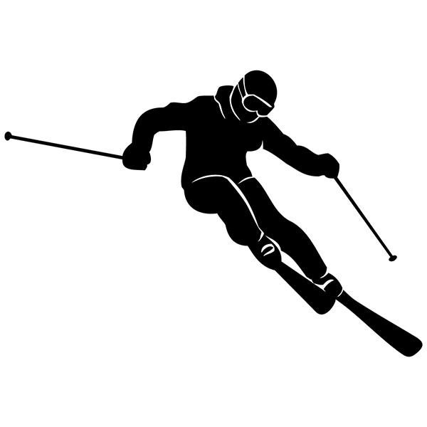 Autocollants: Ski extrême