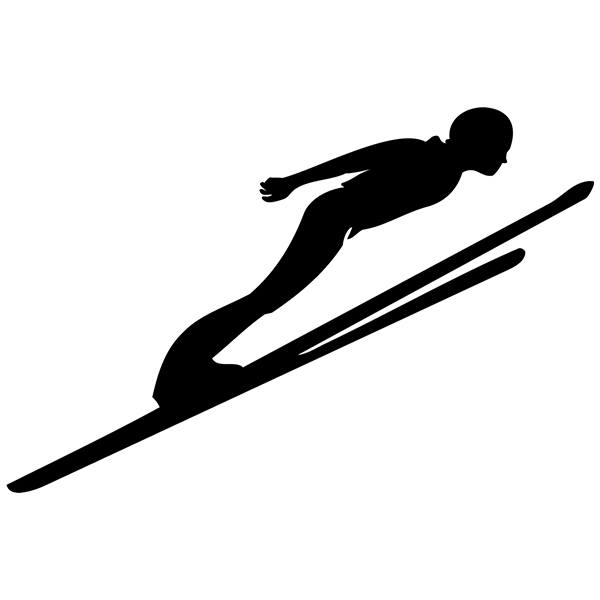 Autocollants: Trampoline de saut à ski