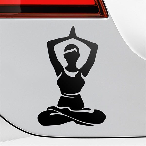 Autocollants: Asana yoga