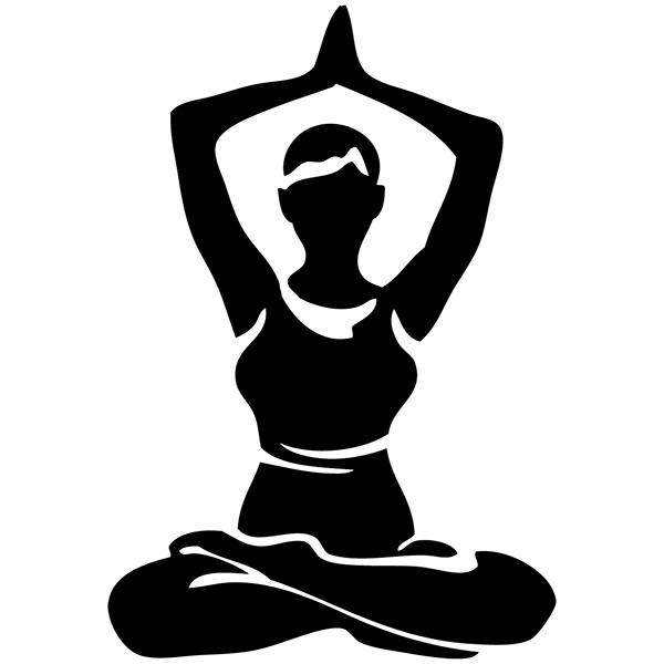 Autocollants: Asana yoga