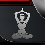 Autocollants: Asana yoga 2