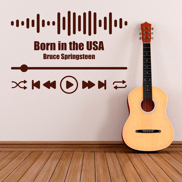 Stickers muraux: Born in the USA - Bruce Springsteen