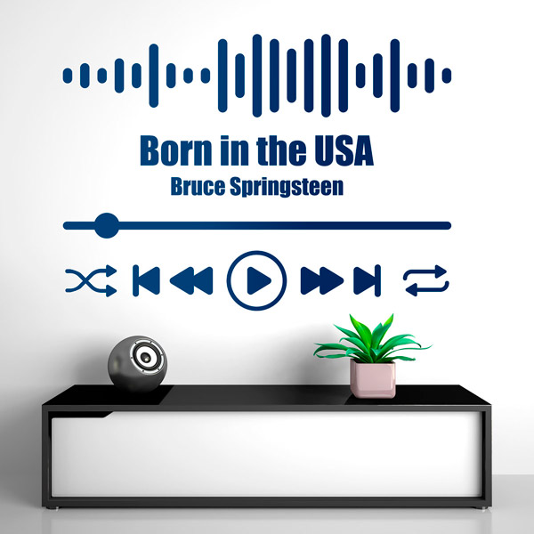 Stickers muraux: Born in the USA - Bruce Springsteen