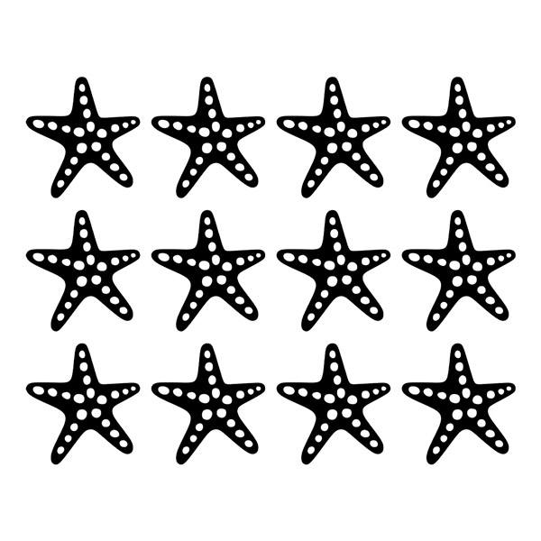 Stickers muraux: Kit 12X étoile de mer