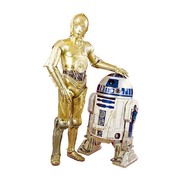 Stickers muraux: C3PO y R2D2