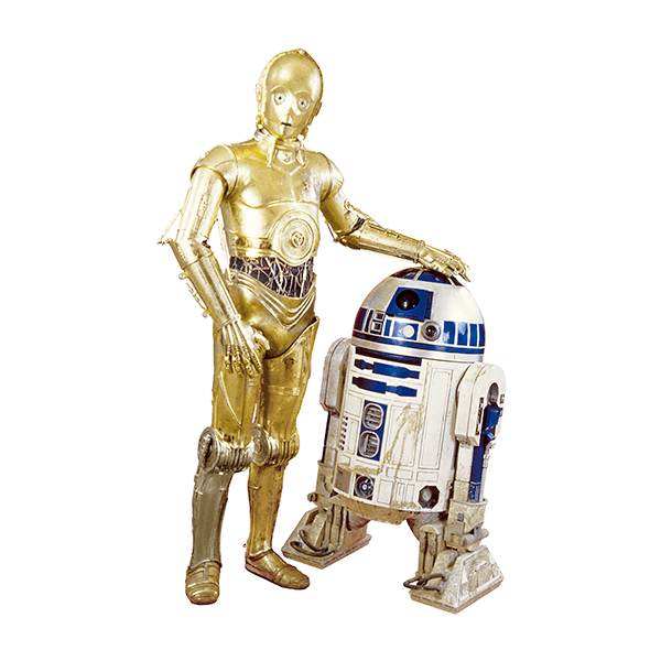 Stickers muraux: C-3PO et R2-D2
