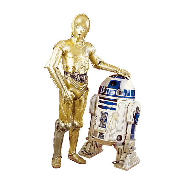 Stickers muraux: C3PO y R2D2