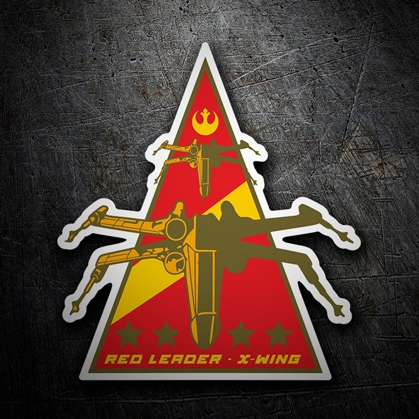 Autocollants: Red Leader - X-Wing 