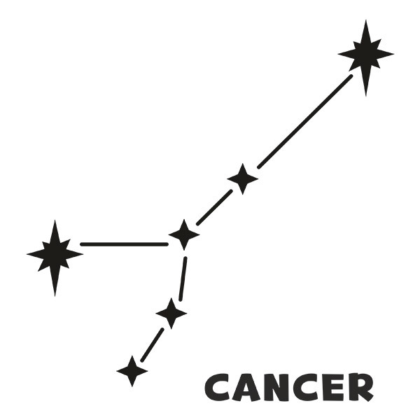 Stickers muraux: Cancer des Constellations