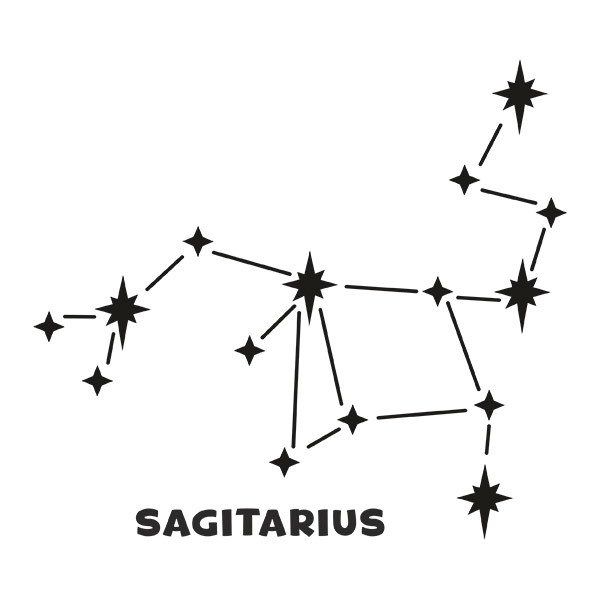 Stickers muraux: Constellation du Sagittaire