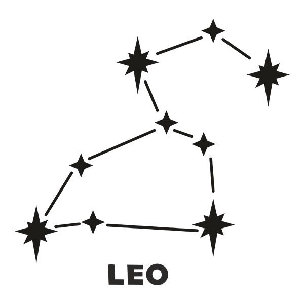 Stickers muraux: Constellation du Lion
