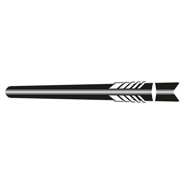 Autocollants: Côtés Vinyle 2x Kit Racing Flèches
