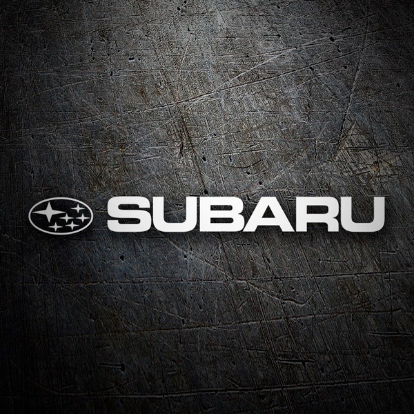 Autocollants: Logo et Texte Subaru