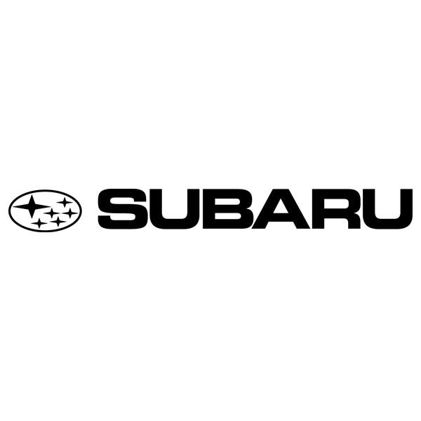 Autocollants: Logo et Texte Subaru