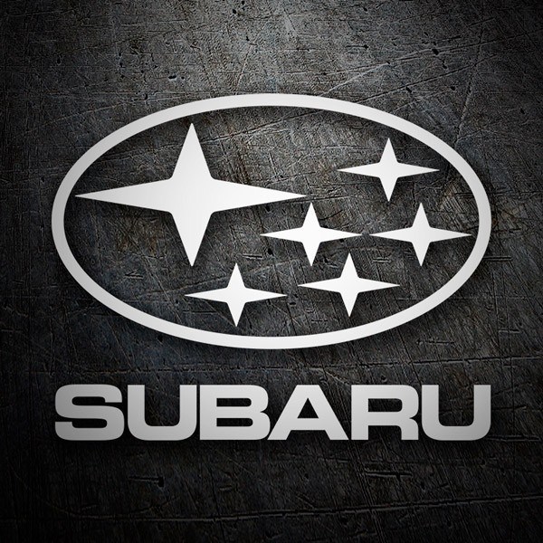 Autocollants: Logotipo Subaru avec &Eacute;toiles des Pl&eacute;iades
