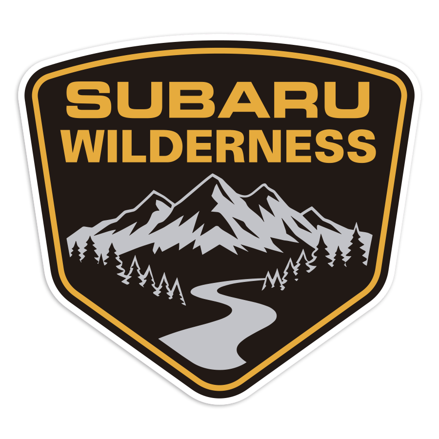 Autocollants: Escudo Subaru Wilderness con Monta&ntilde;as
