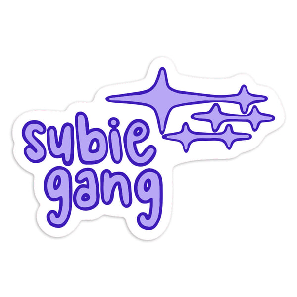 Autocollants: Style Mignon Subie Gang