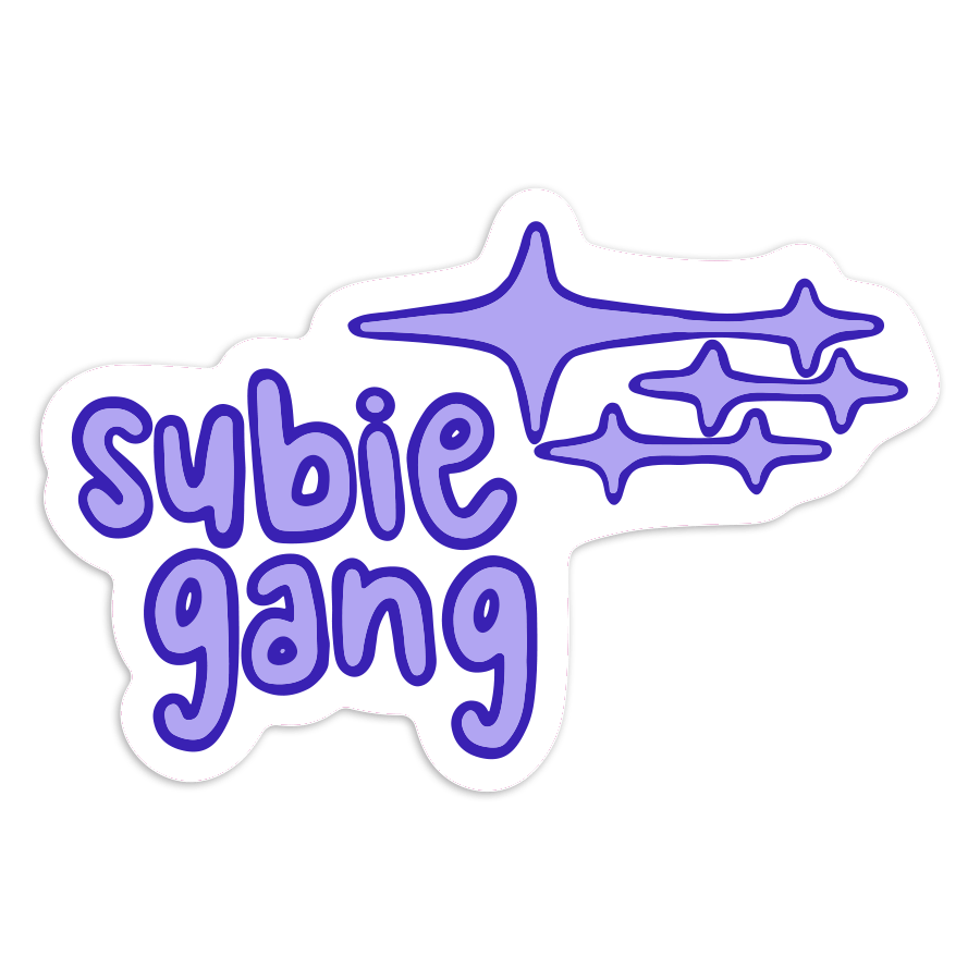 Autocollants: Subie Gang Style Mignon