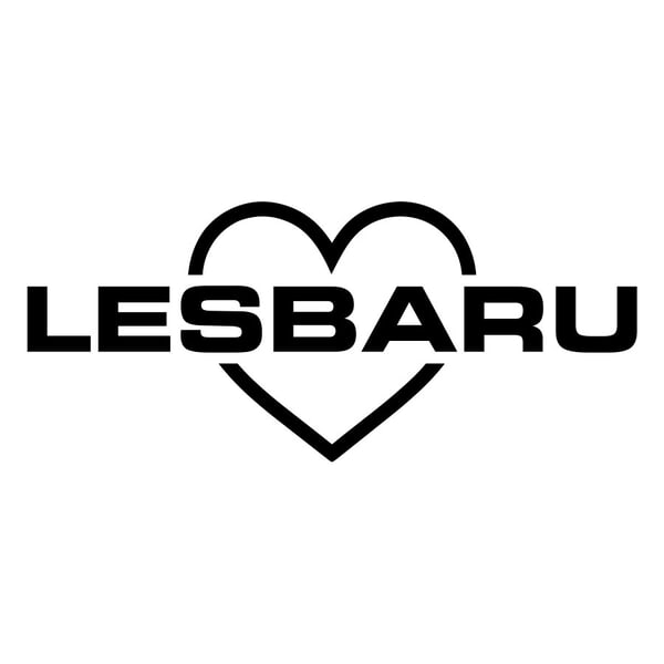 Autocollants: LESBARU Cœur Fierté Lesbienne