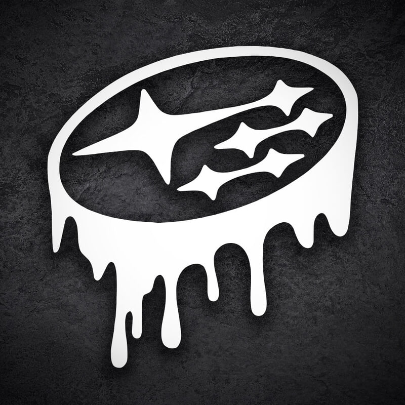 Logo Subaru effet coulures 0