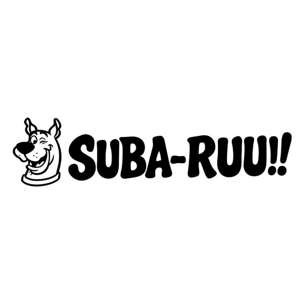 Autocollants: Scooby-Doo Suba-Ruu!! Fans Subaru