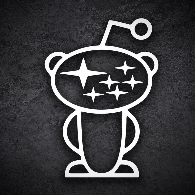 Autocollants: Subaru Snoo Reddit pour Subaristes