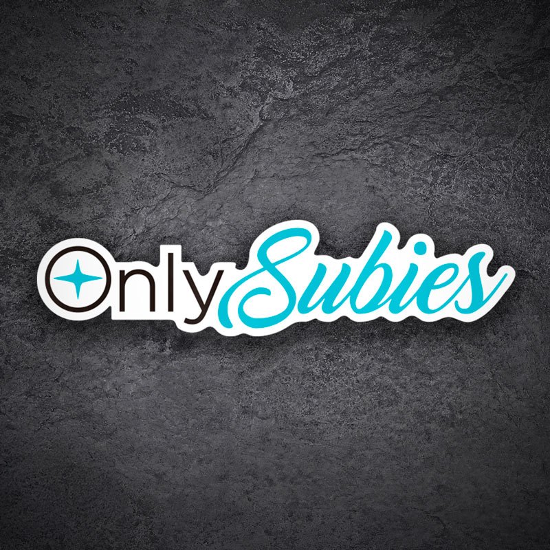 Autocollants: Only Subies avec Style Typographique Moderne