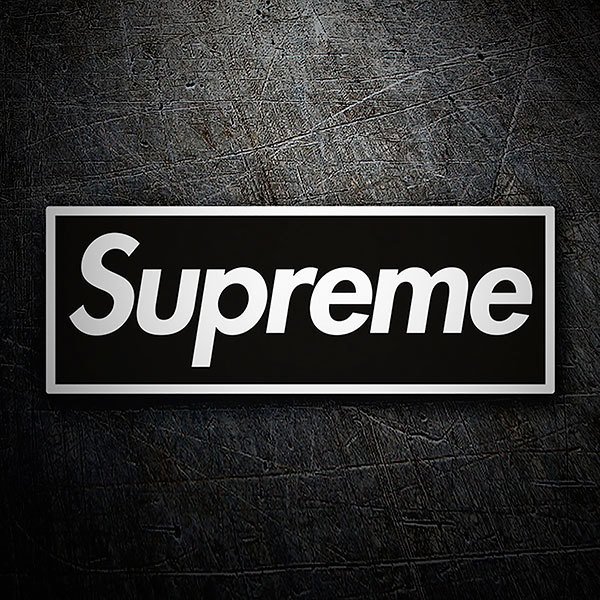 Autocollants: Supreme noires