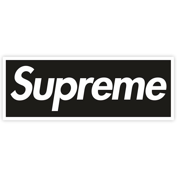 Autocollants: Supreme noires