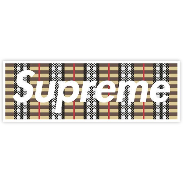Autocollants: Supreme étoffe