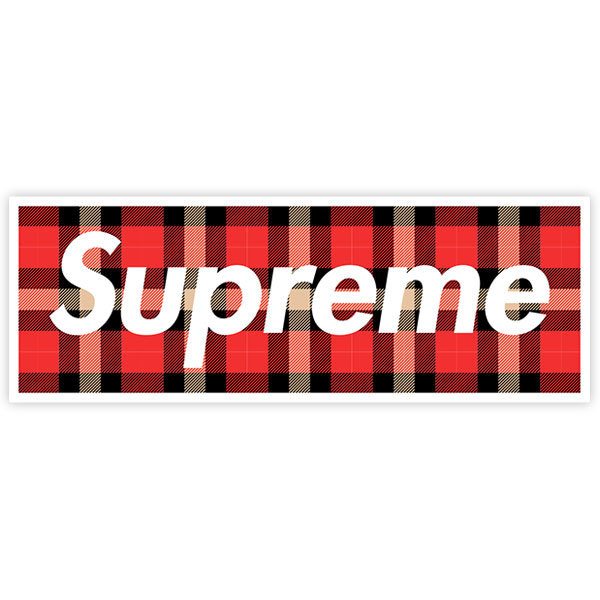 Autocollants: Supreme jupe écossaise
