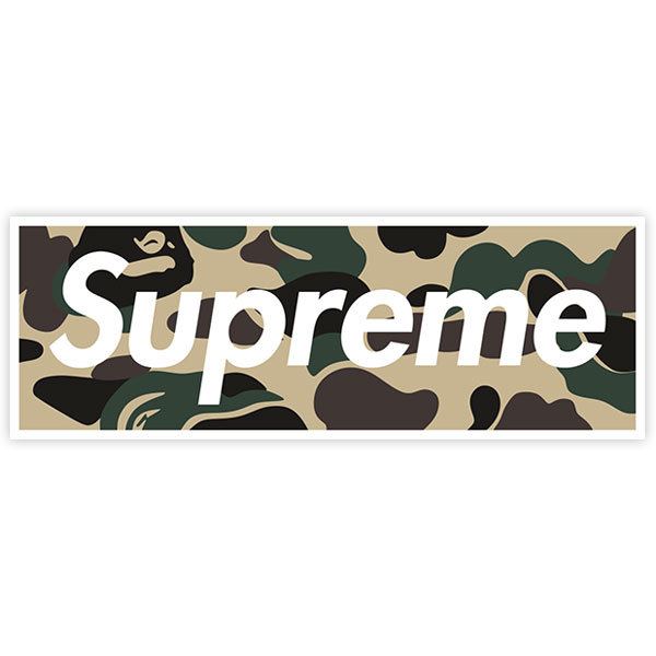 Autocollants: Supreme camoufler