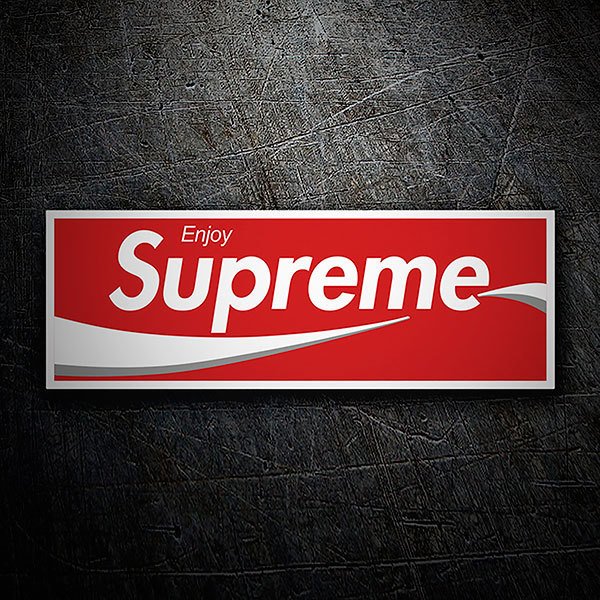 Autocollants: Supreme Enjoy