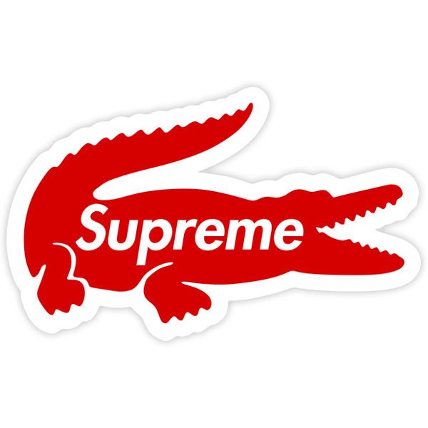 Autocollants: Supreme crocodile