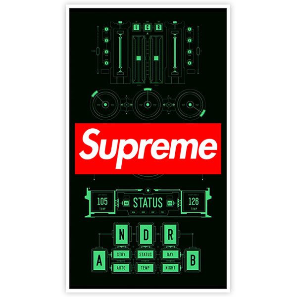 Autocollants: Supreme DJ