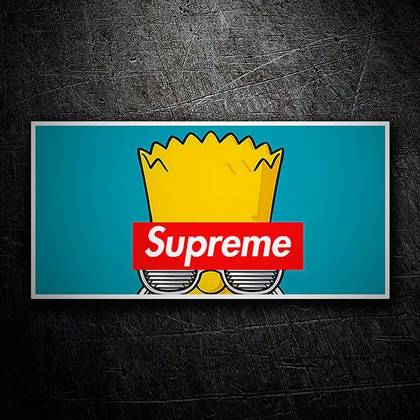 Autocollants: Supreme Bart Simpson
