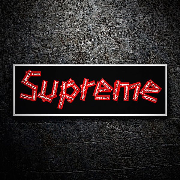 Autocollants: Supreme collage