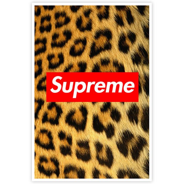 Autocollants: Supreme léopard