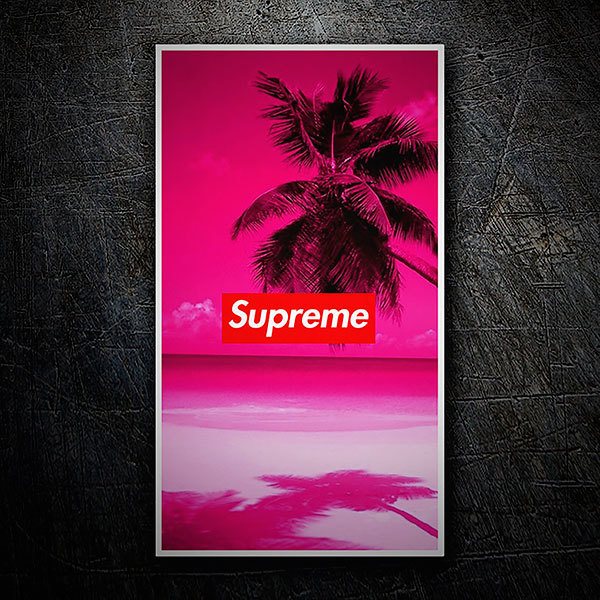 Autocollants: Supreme plage