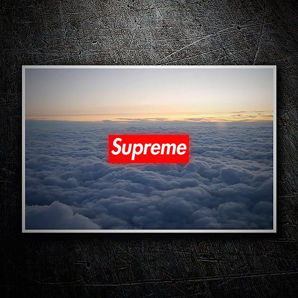 Autocollants: Supreme nuages