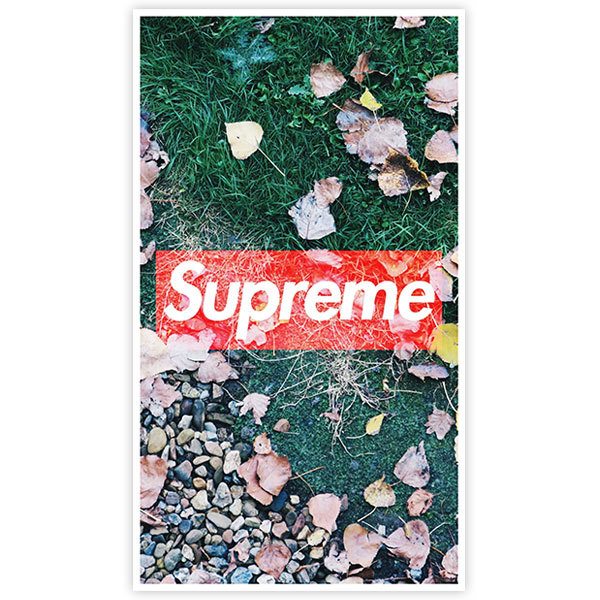 Autocollants: Supreme chuter